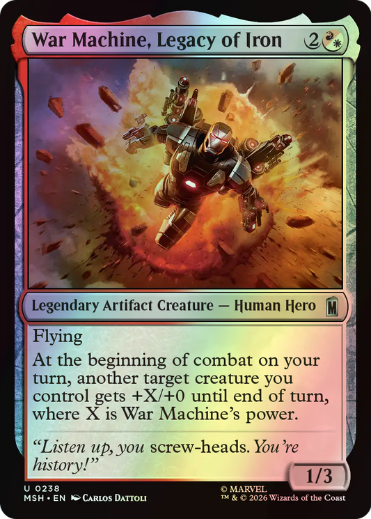 War Machine, Legacy of Iron (MSH) #238 [EN/F]