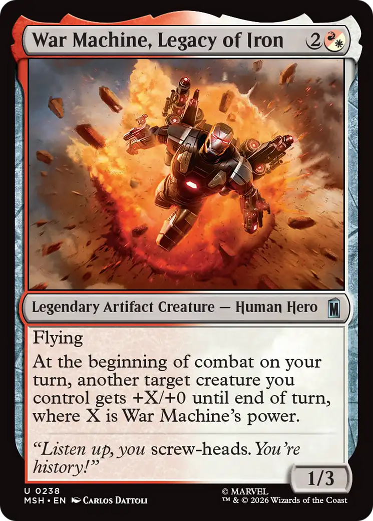 War Machine, Legacy of Iron (MSH) #238 [EN/N]