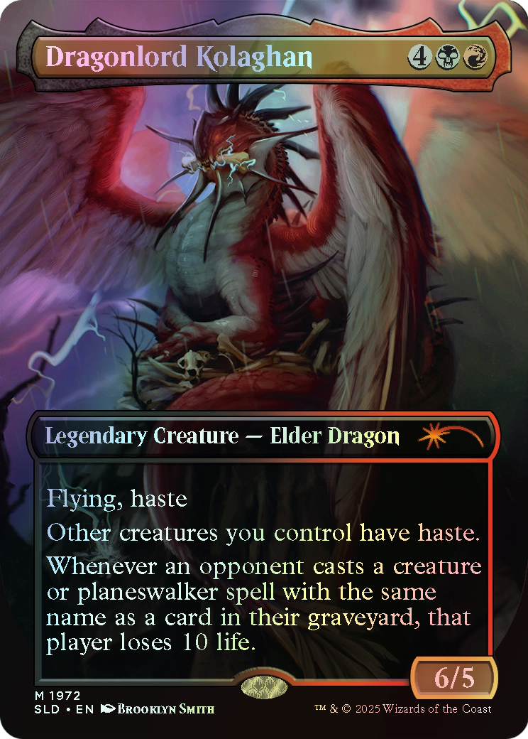Dragonlord Kolaghan // Dragonlord Kolaghan (SLD) #1972 [EN/F] s/o