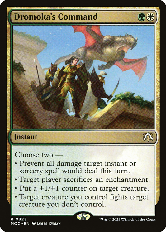 Dromoka's Command (MOC) #323 [EN/N] s/o