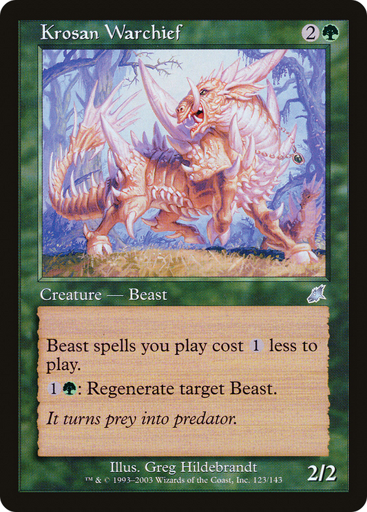 Krosan Warchief (SCG) #123 [EN/N] s/o