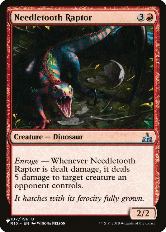 Needletooth Raptor (PLST) #RIX-107 [EN/N]