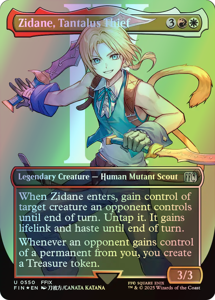 Zidane, Tantalus Thief - Surge Foil (FIN) #550 [EN/F] s/o