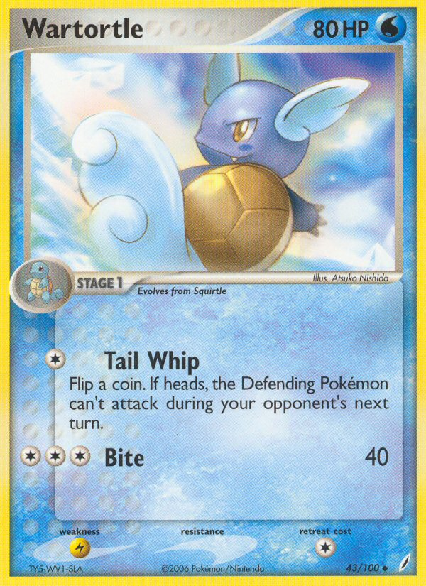 Wartortle - 043/100 (CG) #43 [EN/N] s/o