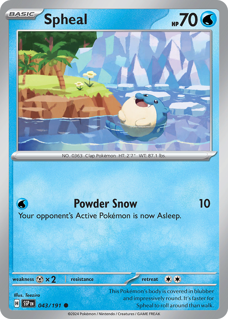 Spheal - 043/191 (SSP) #043 [EN/N]