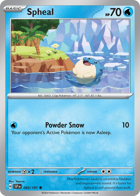 Spheal - 043/191 (SSP) #043 [EN/N]