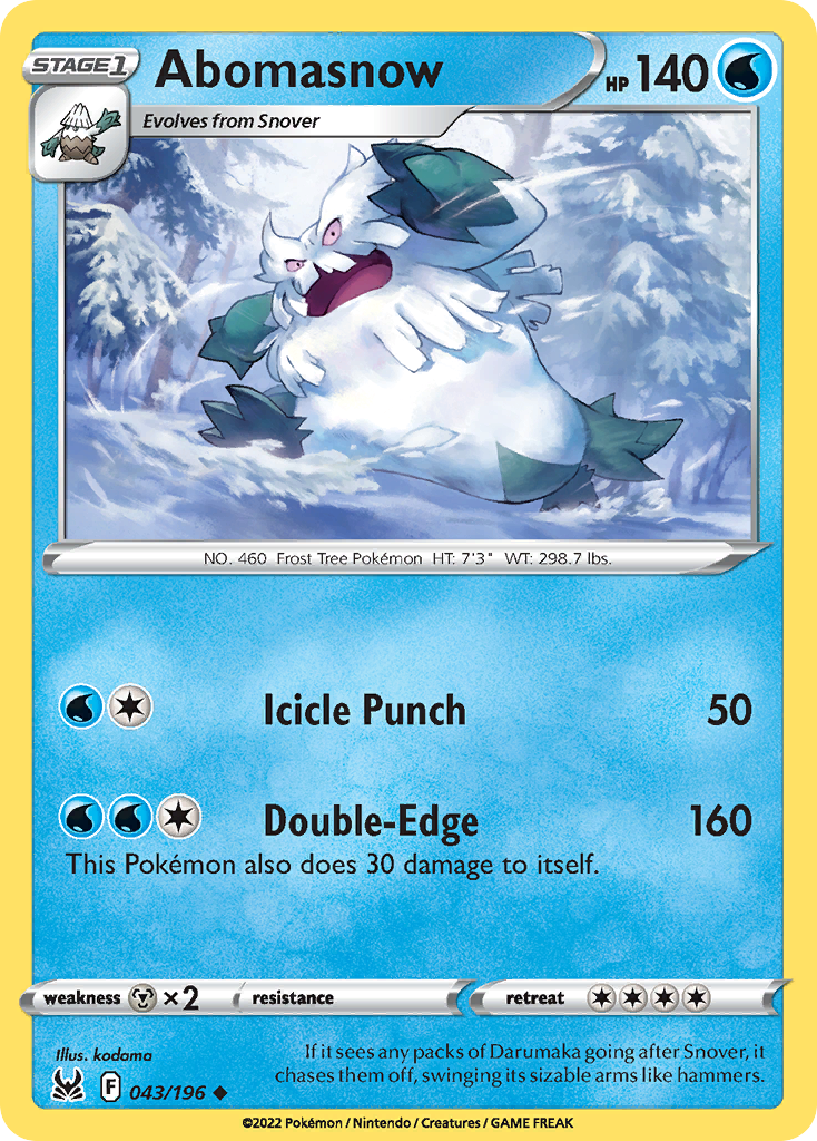 Abomasnow (LOR) #043 [EN/N]