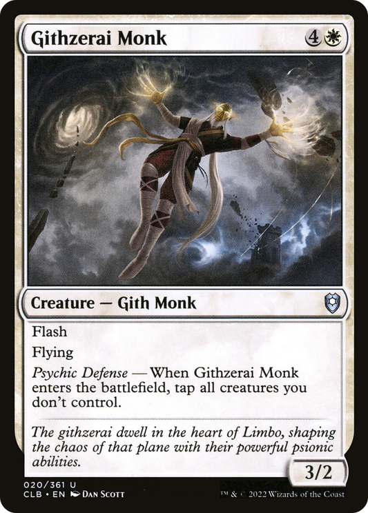 Githzerai Monk (CLB) #20 [EN/N]