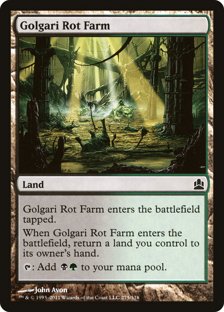 Golgari Rot Farm (CMD) #275 [EN/N]