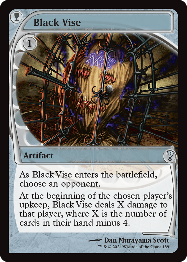 Black Vise (MB2) #139 [EN/N] s/o