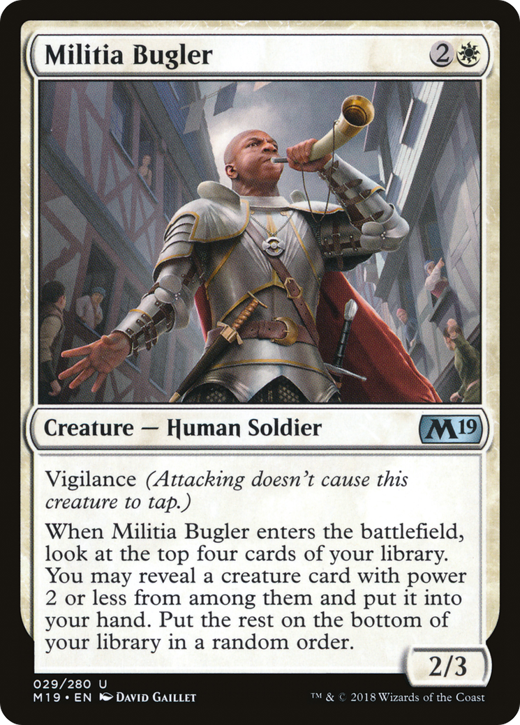 Militia Bugler (M19) #29 [EN/N]