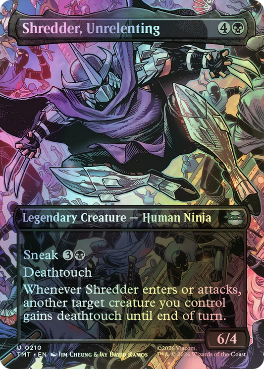 Shredder, Unrelenting (TMT) #210 [EN/F]