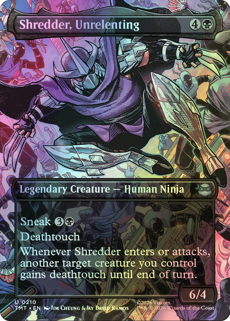 Shredder, Unrelenting (TMT) #210 [EN/F]