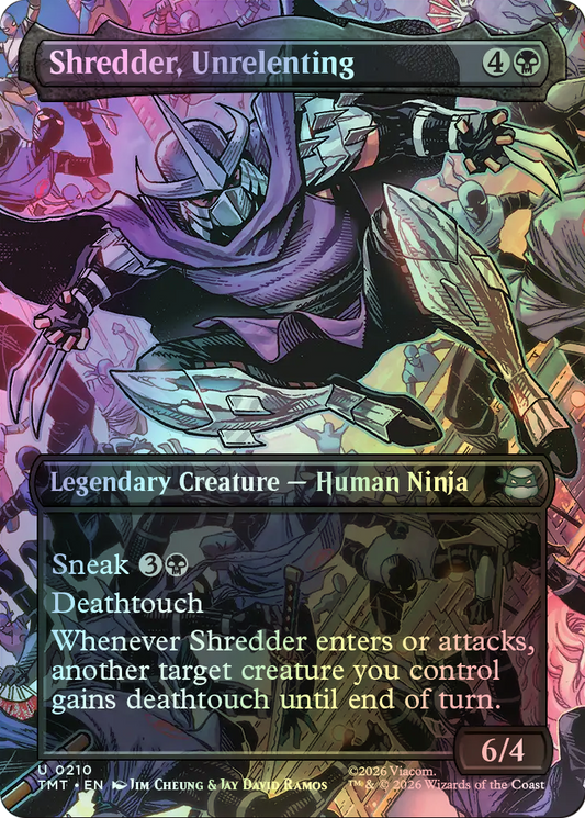 Shredder, Unrelenting (TMT) #210 [EN/F]