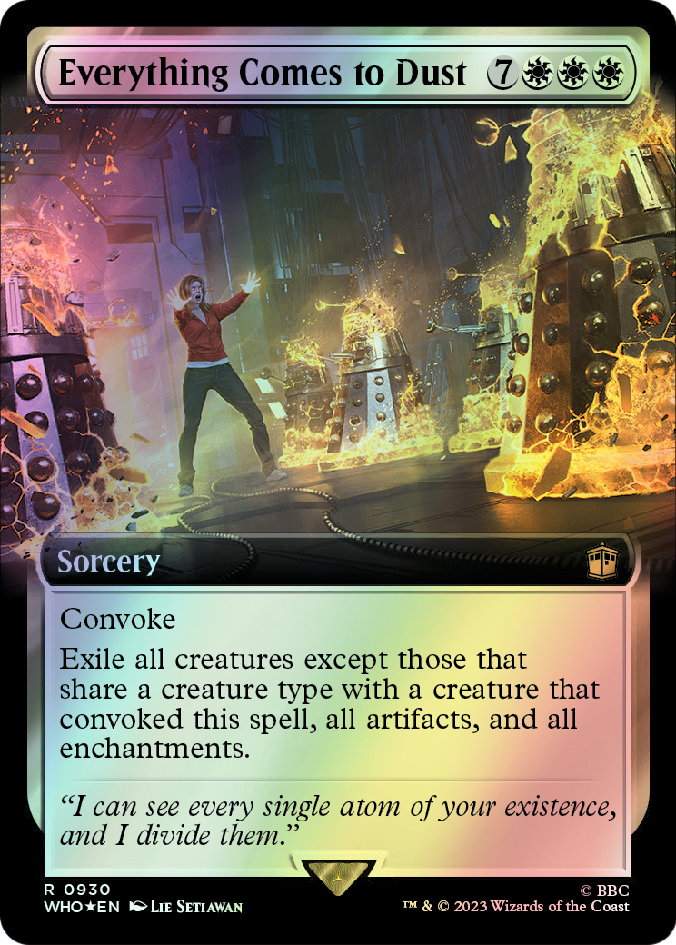 Everything Comes to Dust - Surge Foil (WHO) #930 [EN/F] s/o