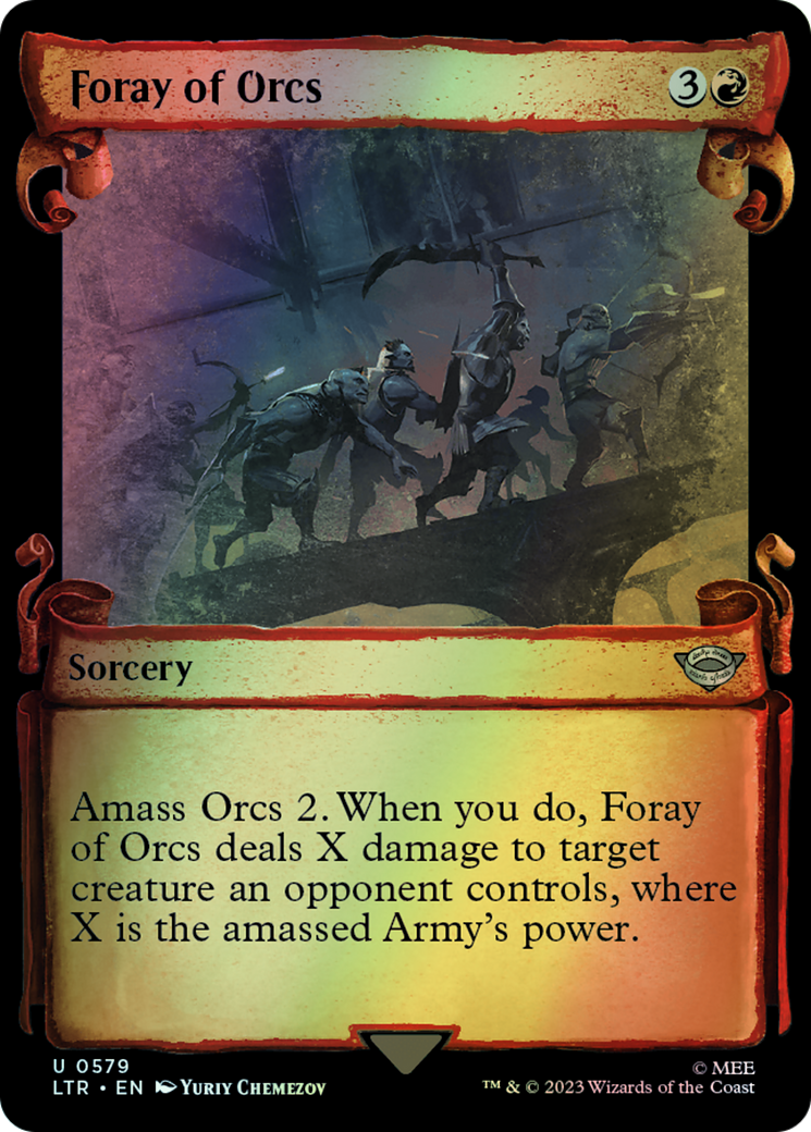 Foray of Orcs - Silver Foil (LTR) #579 [EN/F]