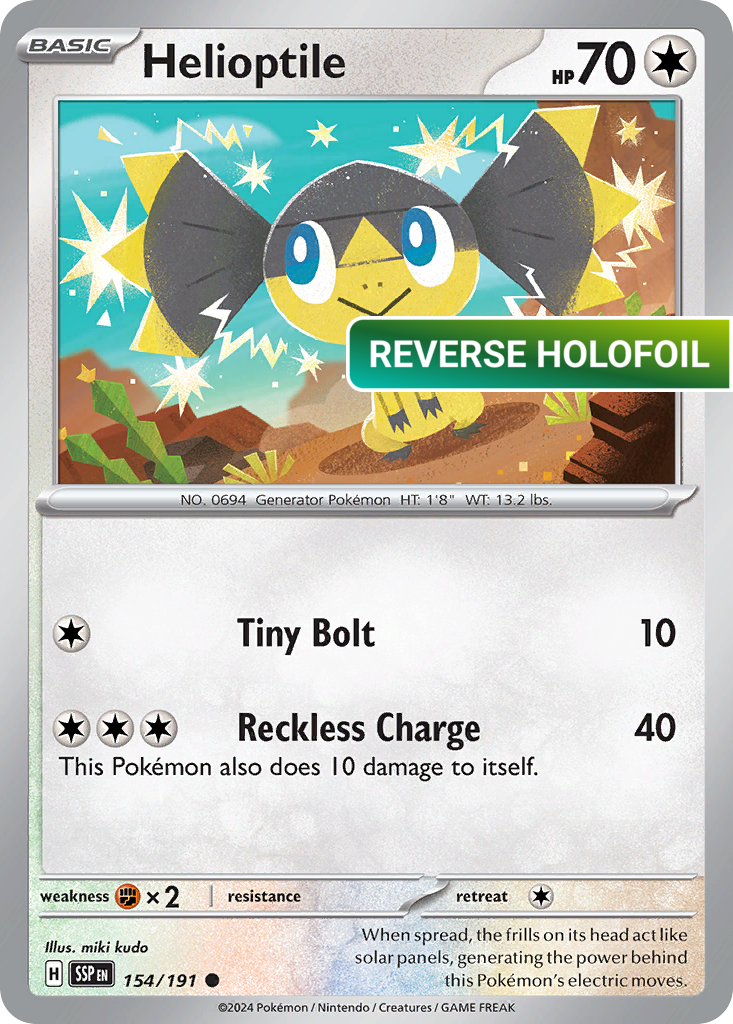 Helioptile (SSP) #154 [EN/R]