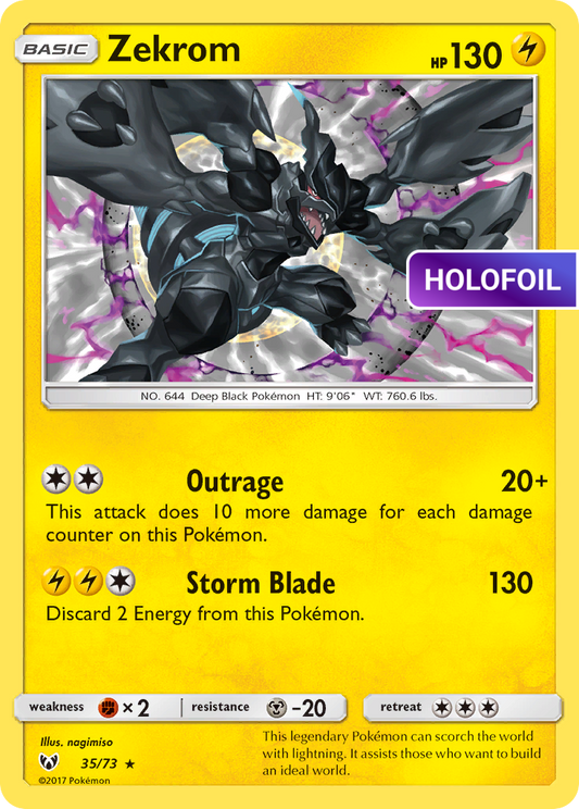 Zekrom (SLG) #35 [EN/H] s/o