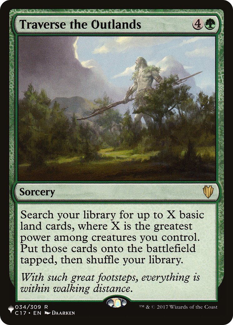 Traverse the Outlands (PLST) #C17-34 [EN/N]
