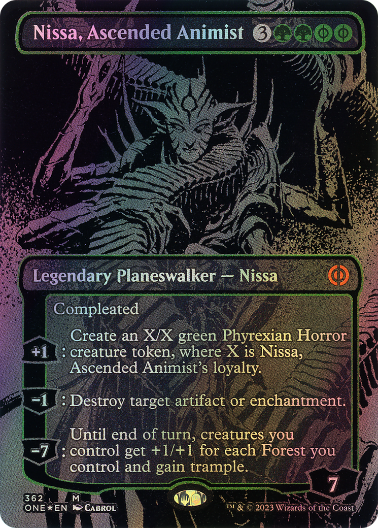 Nissa, Ascended Animist - Raised Foil (ONE) #362 [EN/F]