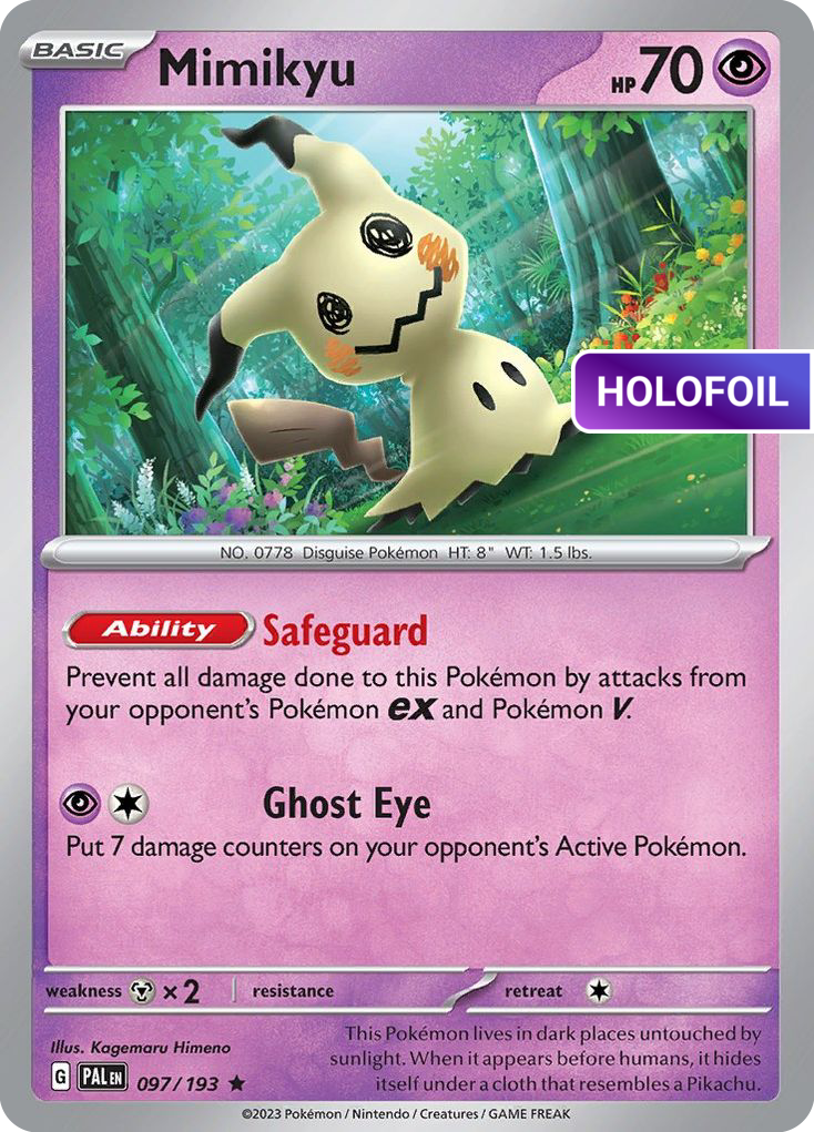 Mimikyu (PAL) #097 [EN/H] s/o
