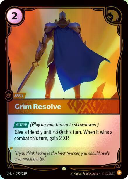 Grim Resolve (UNL) #095 [EN/F] s/o