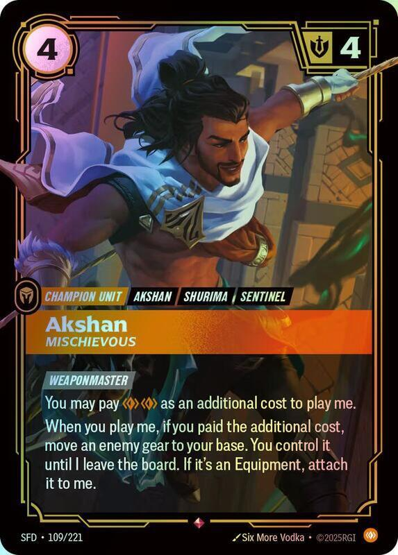 Akshan - Mischievous (SFD) #109 [EN/F] s/o