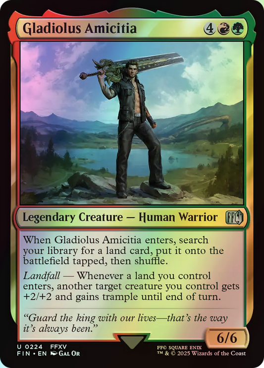 Gladiolus Amicitia (FIN) #224 [EN/F] s/o