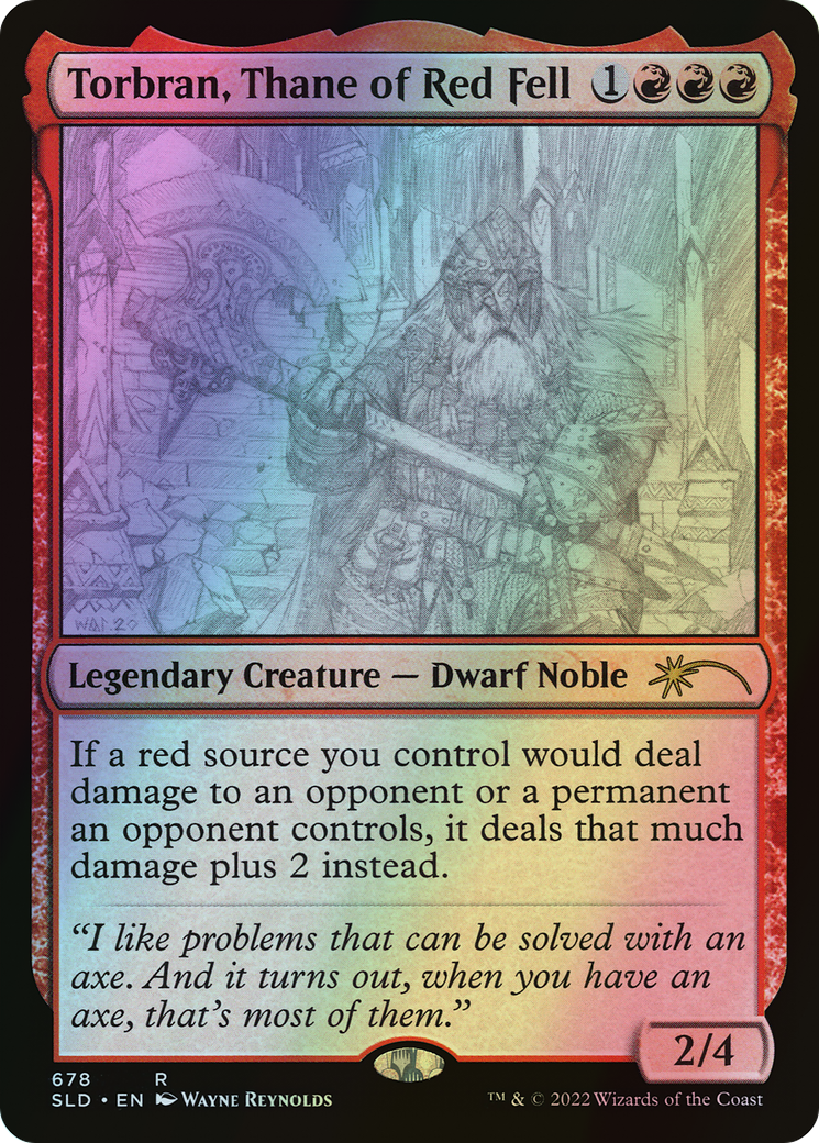 Torbran, Thane of Red Fell (SLD) #678 [EN/F] s/o