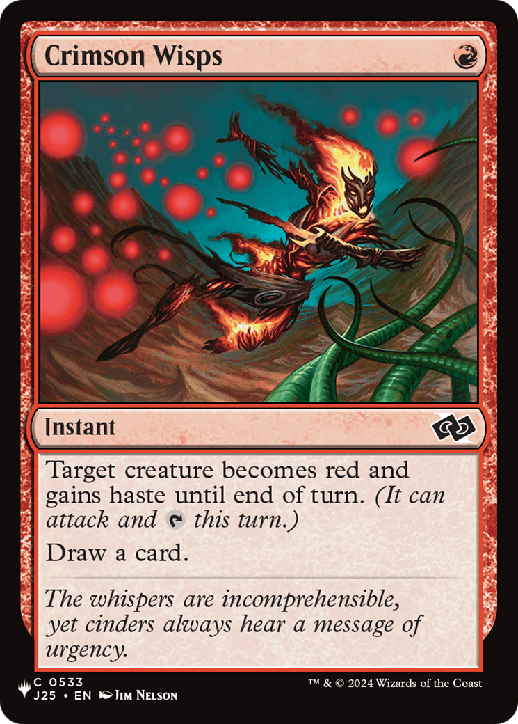 Crimson Wisps (PLST) #J25-533 [EN/N]