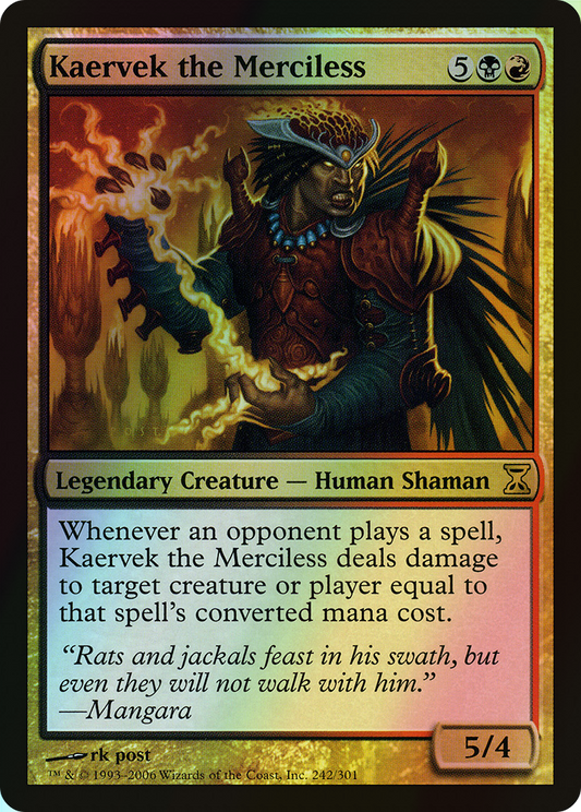 Kaervek the Merciless (TSP) #242 [EN/F] s/o