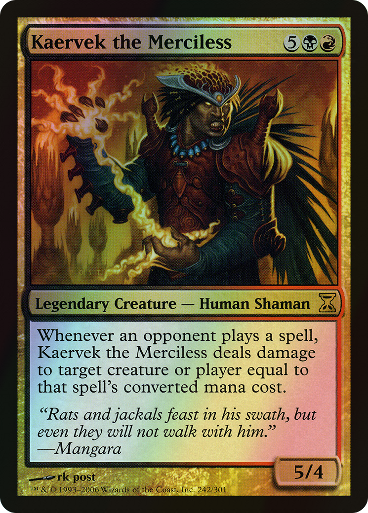 Kaervek the Merciless (TSP) #242 [EN/F] s/o