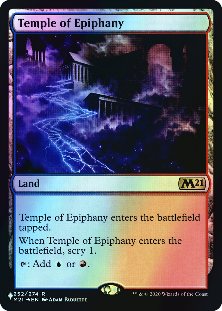 Temple of Epiphany (PLST) #M21-252 [EN/F] s/o