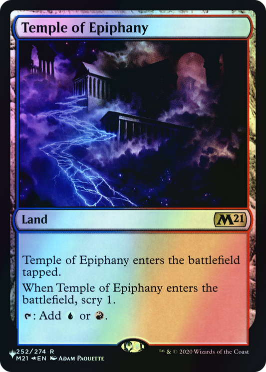 Temple of Epiphany (PLST) #M21-252 [EN/F] s/o