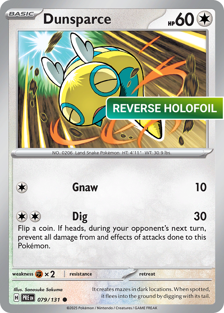Dunsparce (PRE) #79 [EN/R] s/o