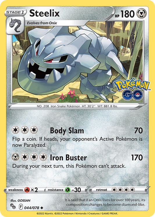 Steelix (PGO) #044 [EN/N] s/o