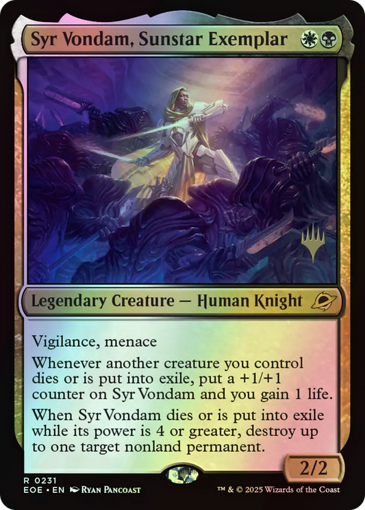 Syr Vondam, Sunstar Exemplar (PEOE) #231p [EN/F]