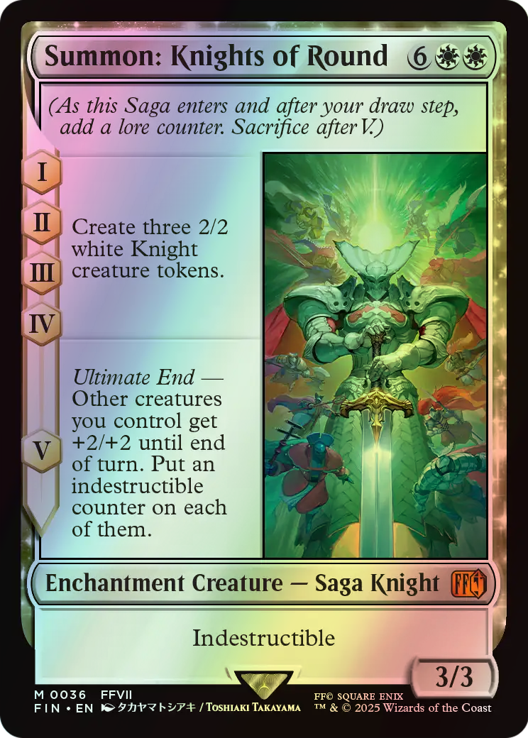 Summon: Knights of Round (FIN) #36 [EN/F] s/o