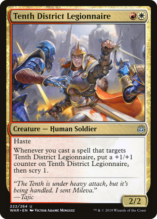 Tenth District Legionnaire (WAR) #222 [EN/N] s/o