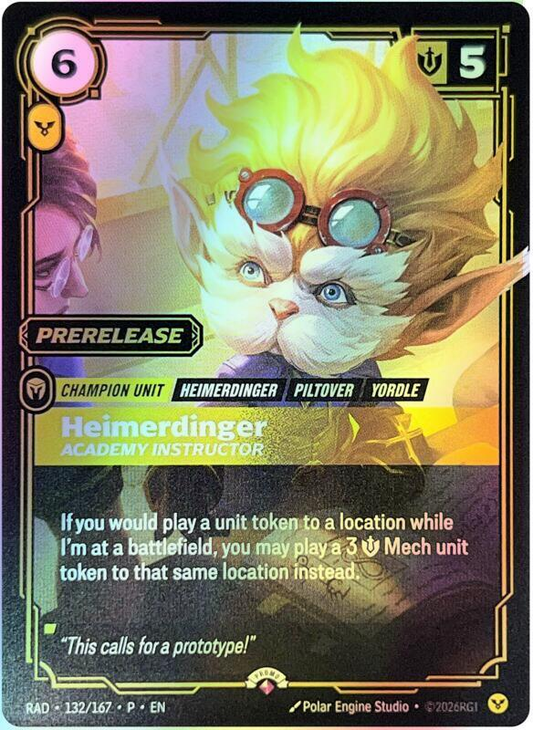Heimerdinger, Academy Instructor (PR) #132 [EN/F]