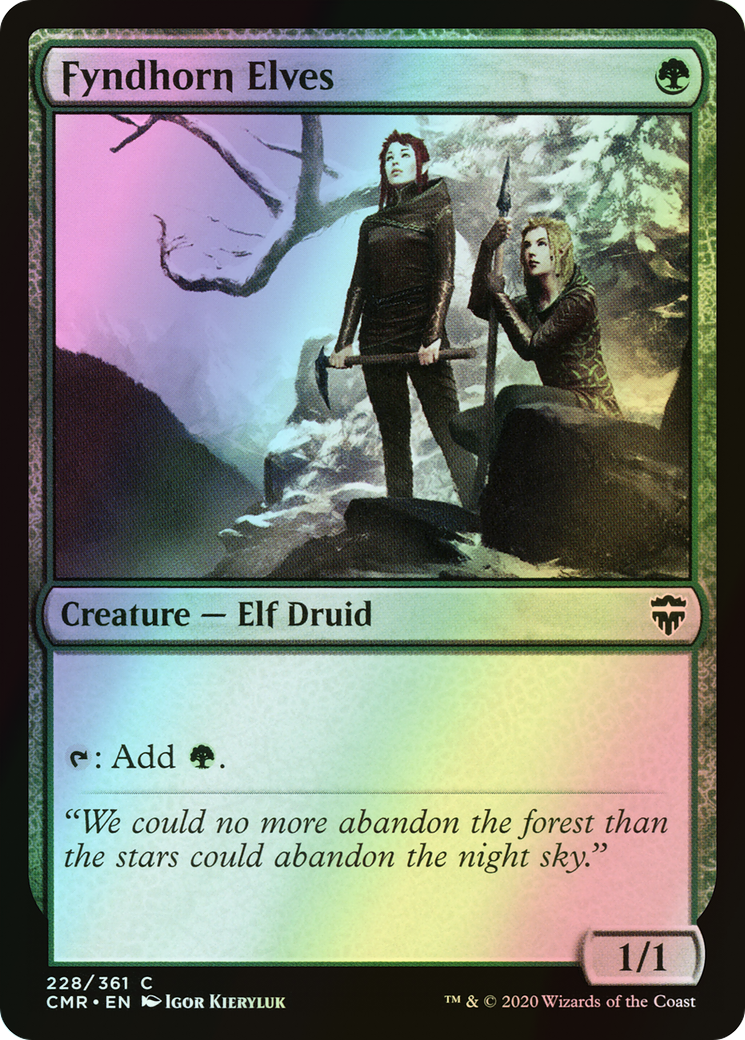 Fyndhorn Elves (CMR) #228 [EN/F]