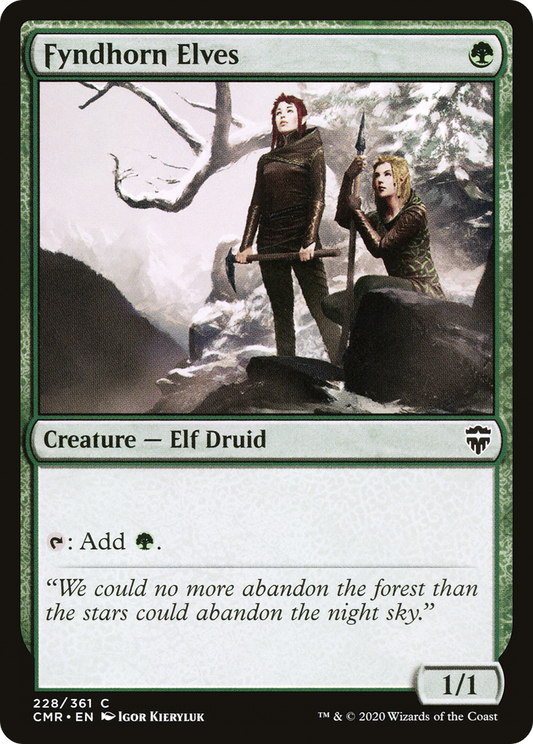 Fyndhorn Elves (CMR) #228 [EN/N]