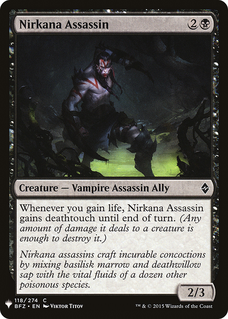 Nirkana Assassin (PLST) #BFZ-118 [EN/N]