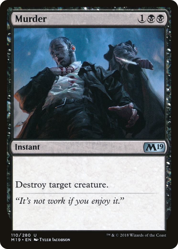 Murder (Core Set 2019) #110 [English/Nonfoil] | Magic: The Gathering ...