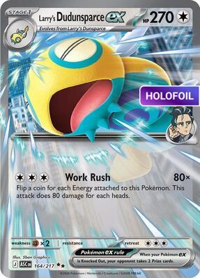 Larry's Dudunsparce ex (ASC) #164 [EN/H]