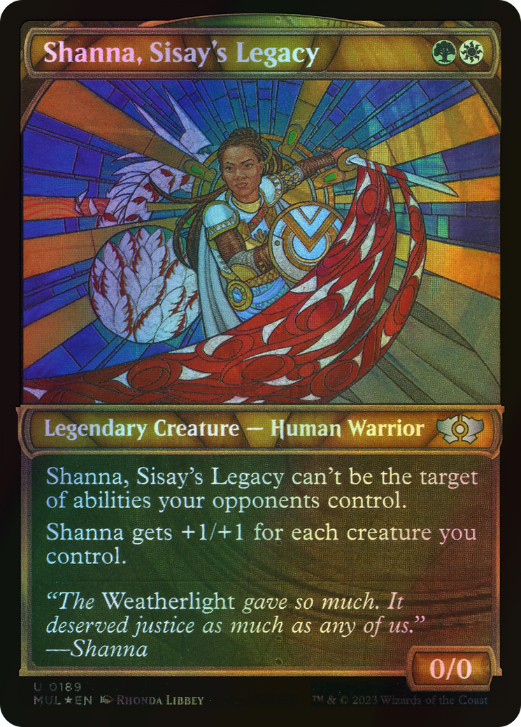 Shanna, Sisay's Legacy - Halo Foil (MUL) #189 [EN/F]