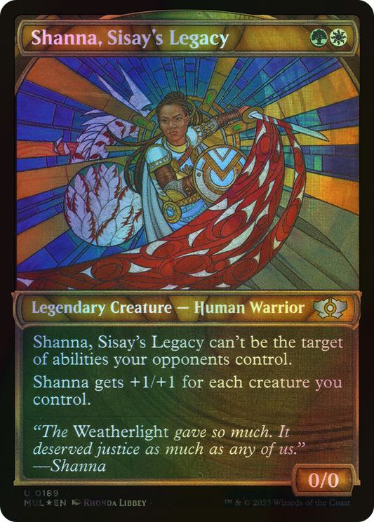 Shanna, Sisay's Legacy - Halo Foil (MUL) #189 [EN/F]