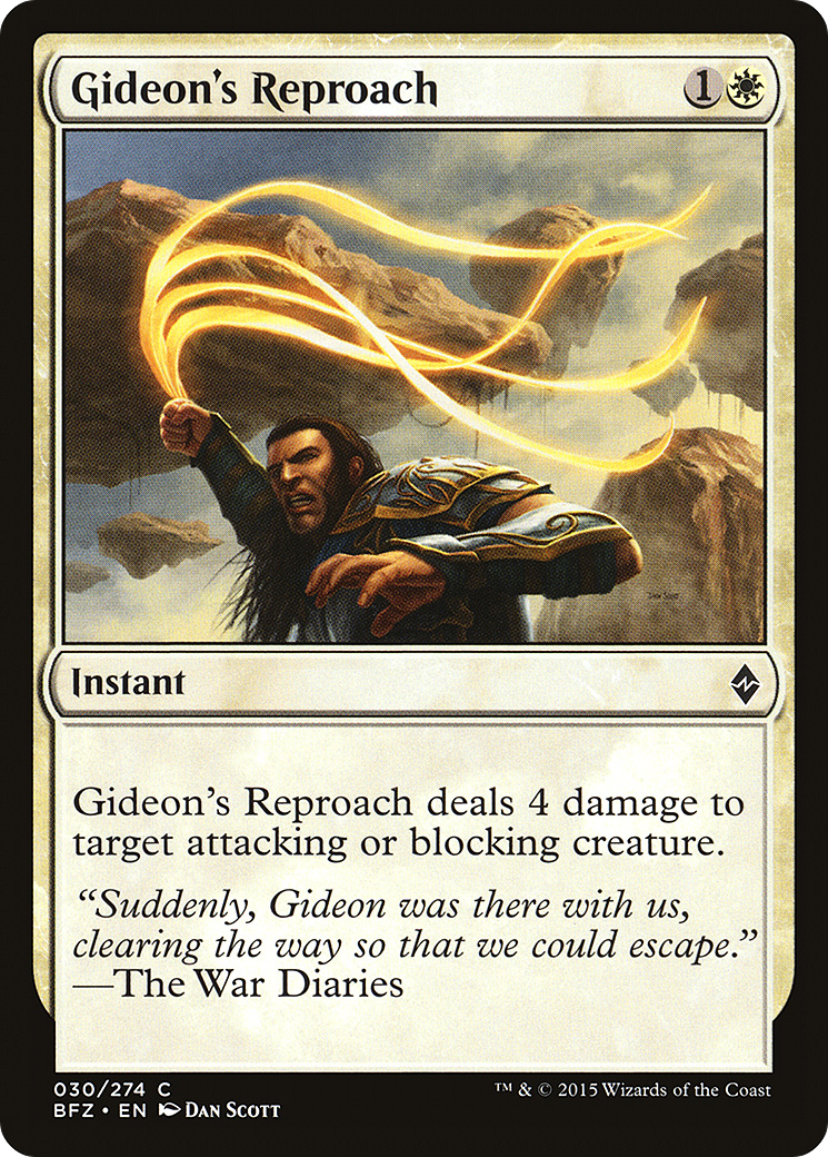 Gideon's Reproach (BFZ) #30 [EN/N]
