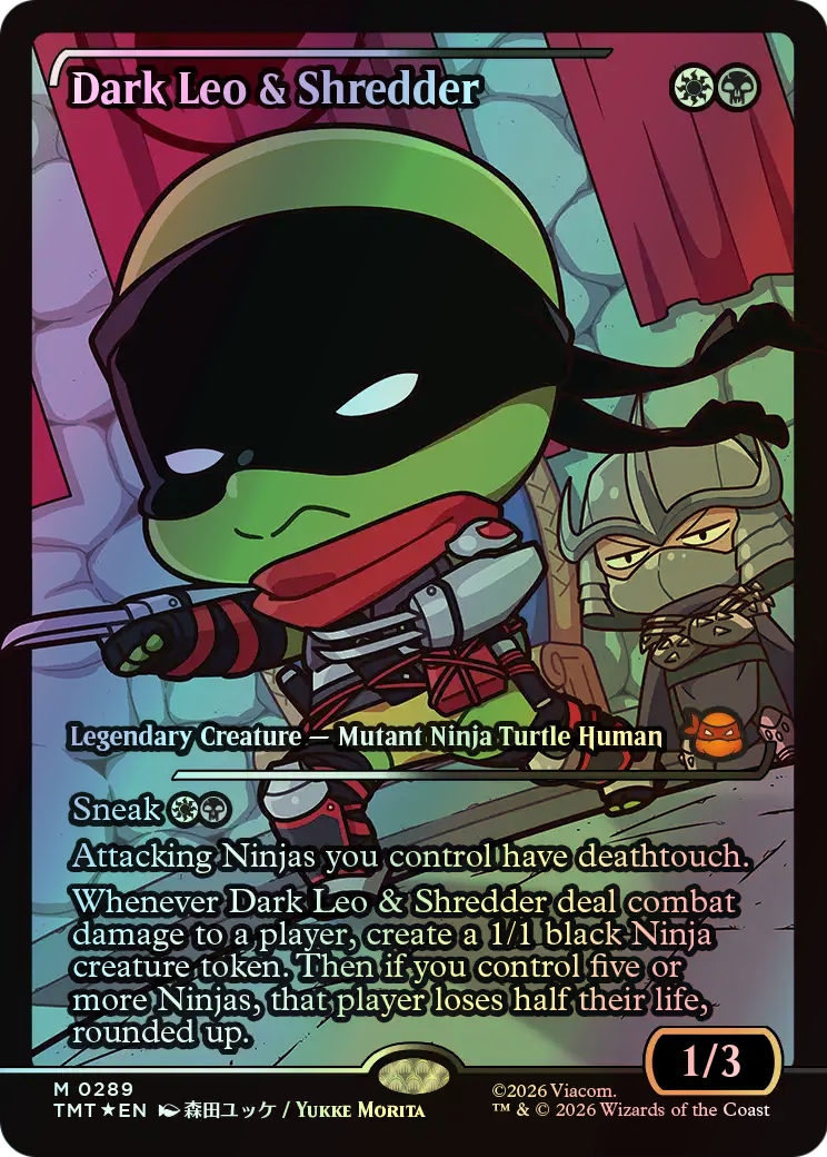 Dark Leo & Shredder (TMT) #289 [EN/F]