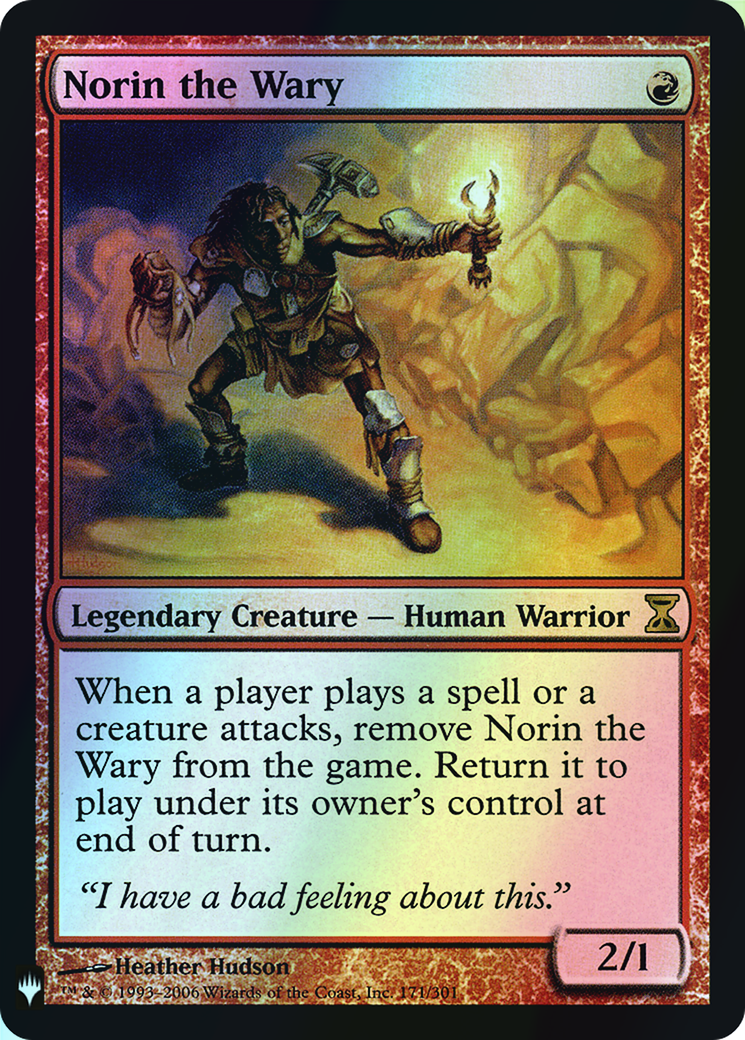 Norin the Wary (PLST) #TSP-171 [EN/F] s/o